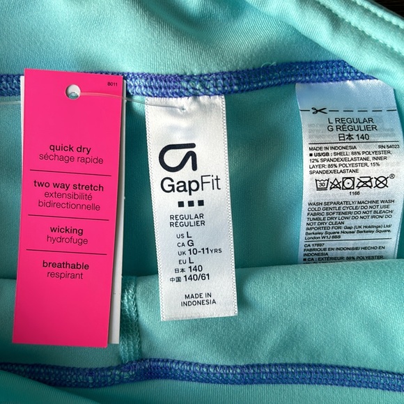 Girls GapFit shorts size large - Picture 3 of 4